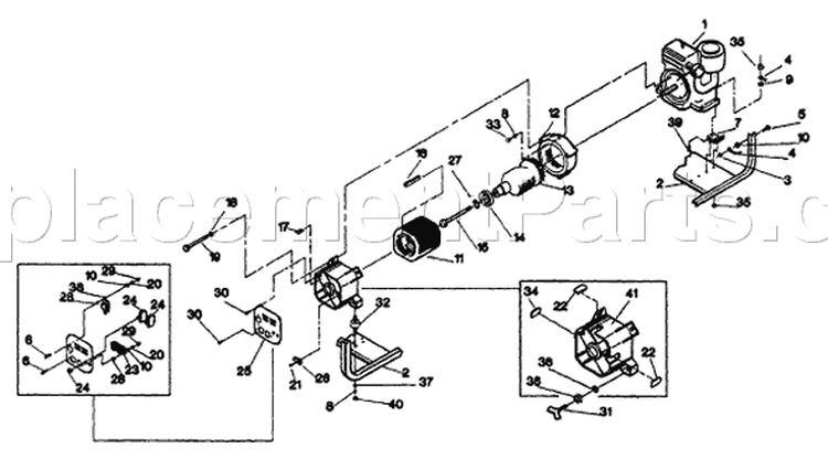 Page A Diagram and Parts List for 9717-0 SV4200 Briggs and Stratton Generator
